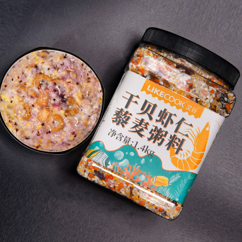 艾谷-干贝虾仁藜麦粥料1.4kg 光明服务菜管家商品 