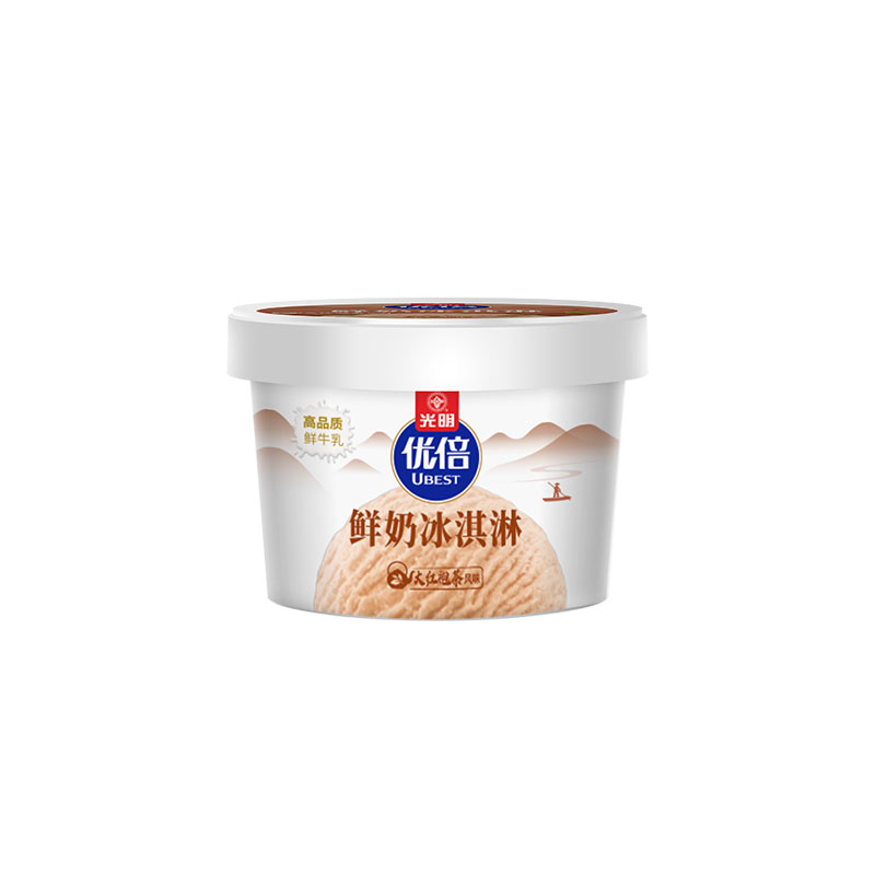 光明优倍鲜奶冰淇淋(大红袍风味)90克1*16杯/箱