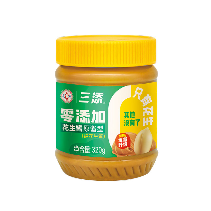 三添黑芝麻油370ml+花生醬原醬型320g 菜管家商品