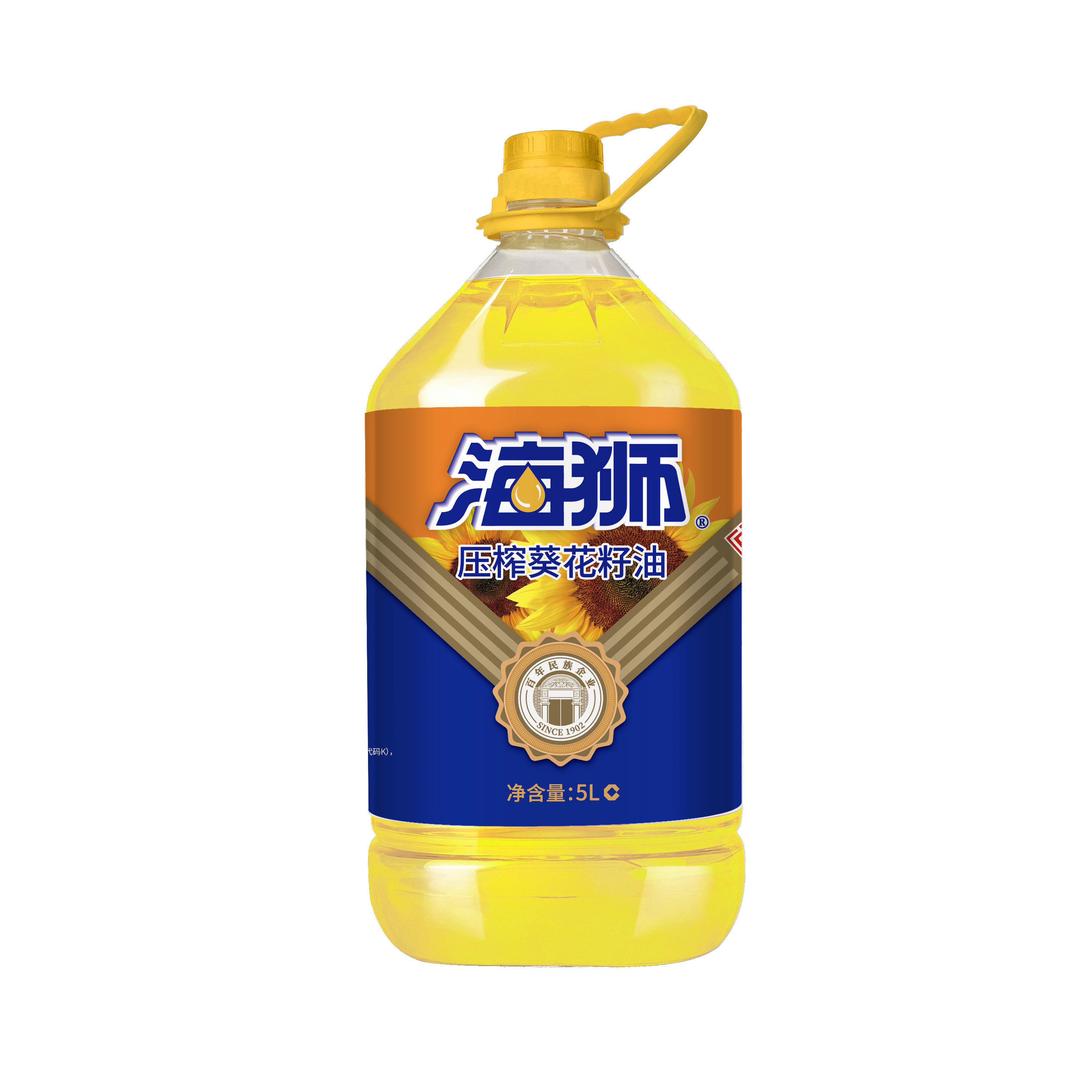 海獅壓榨葵花籽油 5L