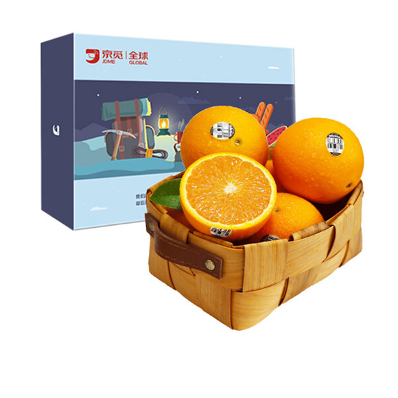 新奇士（Sunkist）美国晚熟脐橙 黑标 4.5kg礼盒装 单果190g起 新鲜水果