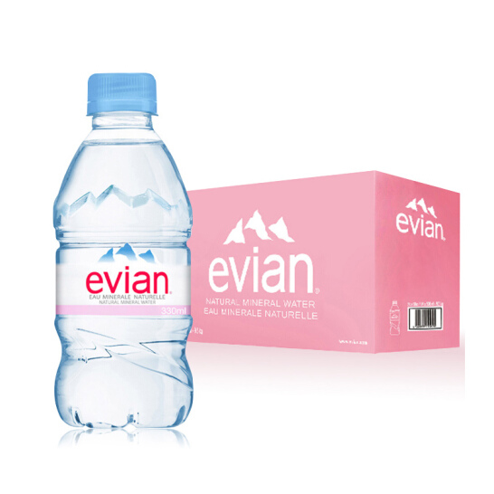 Evian依云天然矿泉水 330ml*24瓶