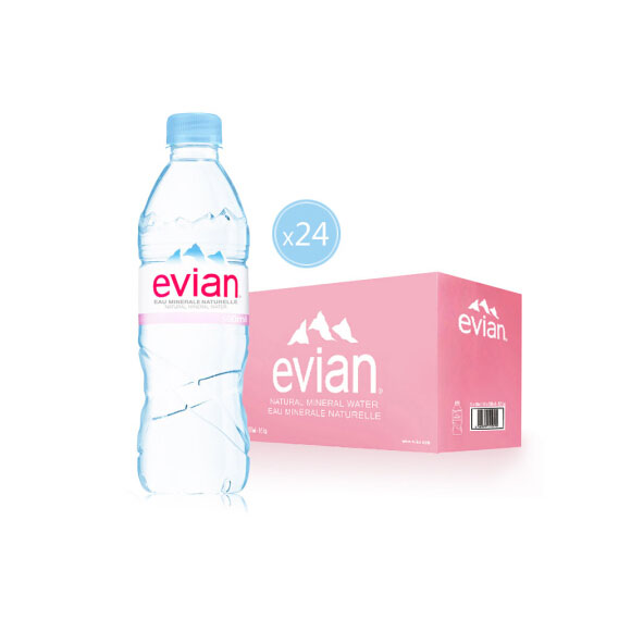 Evian依云天然矿泉水 500ml*24瓶